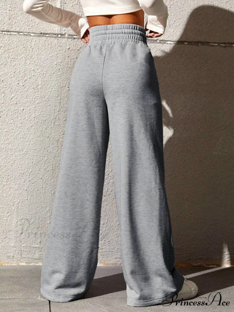 City Walk Graceful Wide Leg Sweatpants