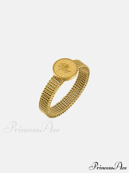 Coin Charming Decor Ring