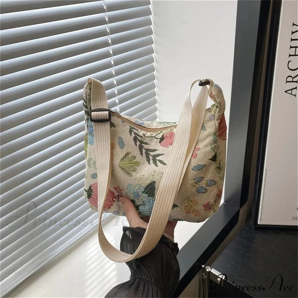 Cold Patterns Half-Moon Fabric Crossbody crossbody-250126