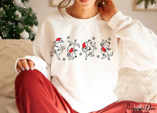 Colored Cute Dog Mom Aesthetic Quote Pure Cotton Christmas Hoodie White / S Christmas Hoodies-L