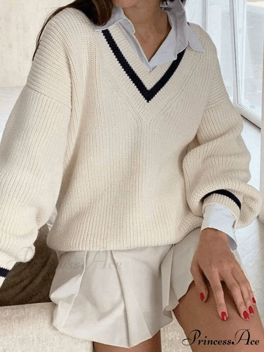 Contrasting Straight Graceful Leg Sweatpants