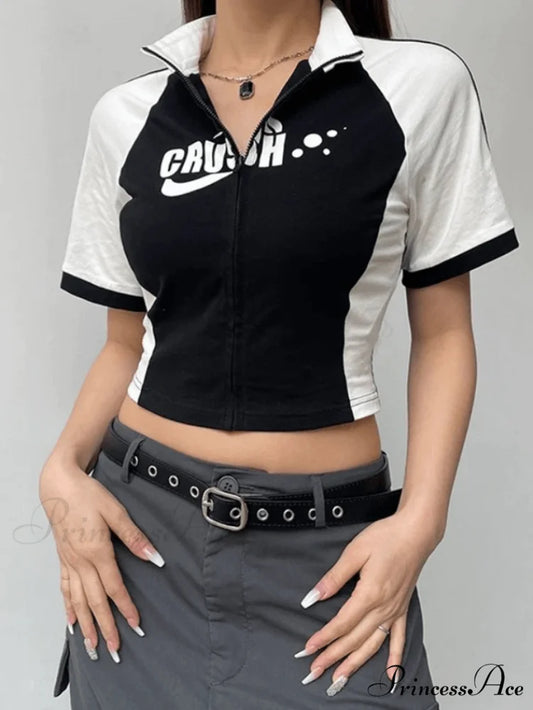 Contrasting Trim Graceful Vintage Sweater