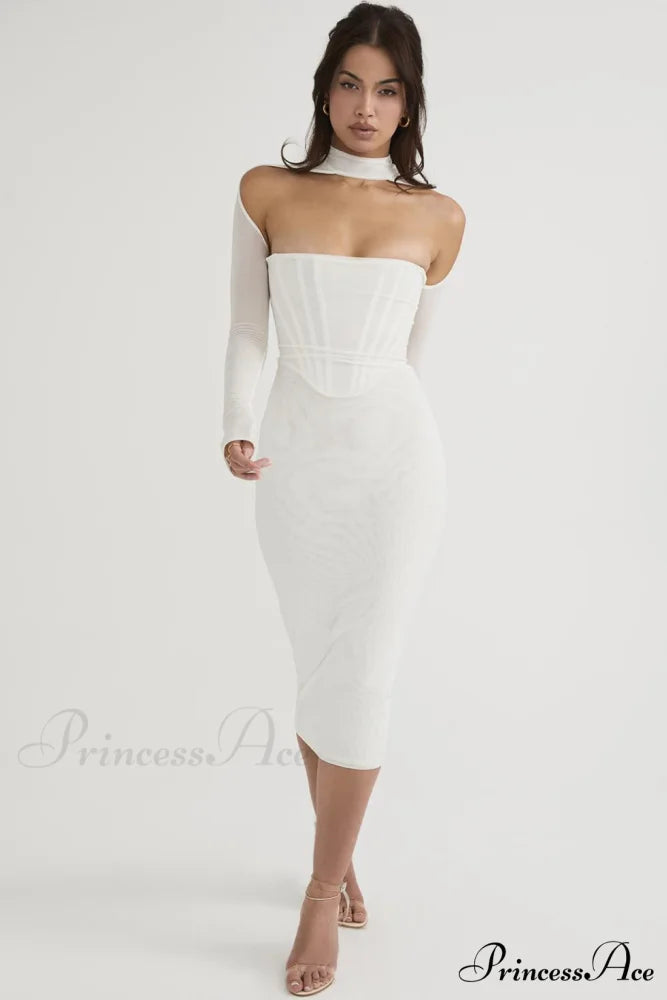 Corset Couture Stylish Bodycon Midi Dress