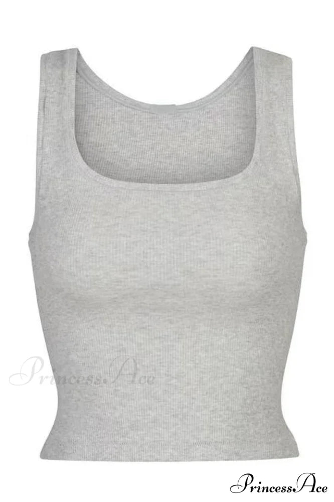 Cotton Elegant Rib Tank S / 3#