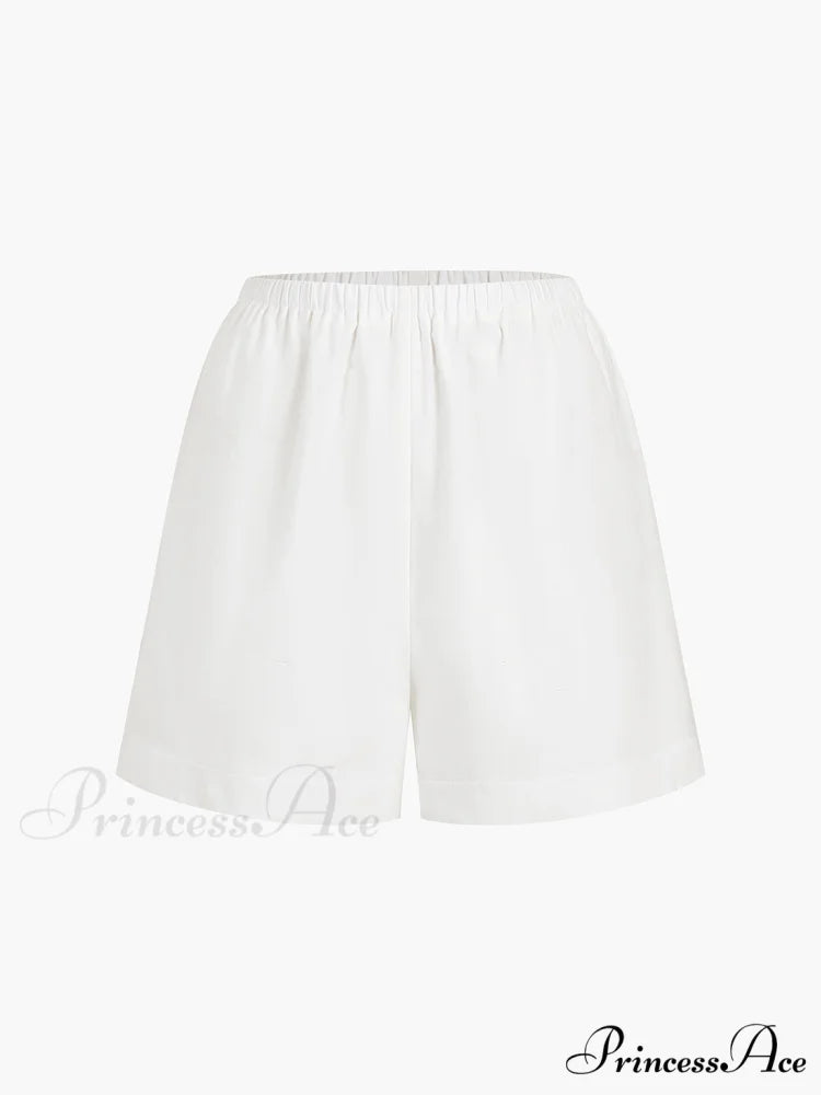 Cotton & Linen Cowgirl Modern Melody Two Piece Shorts Set