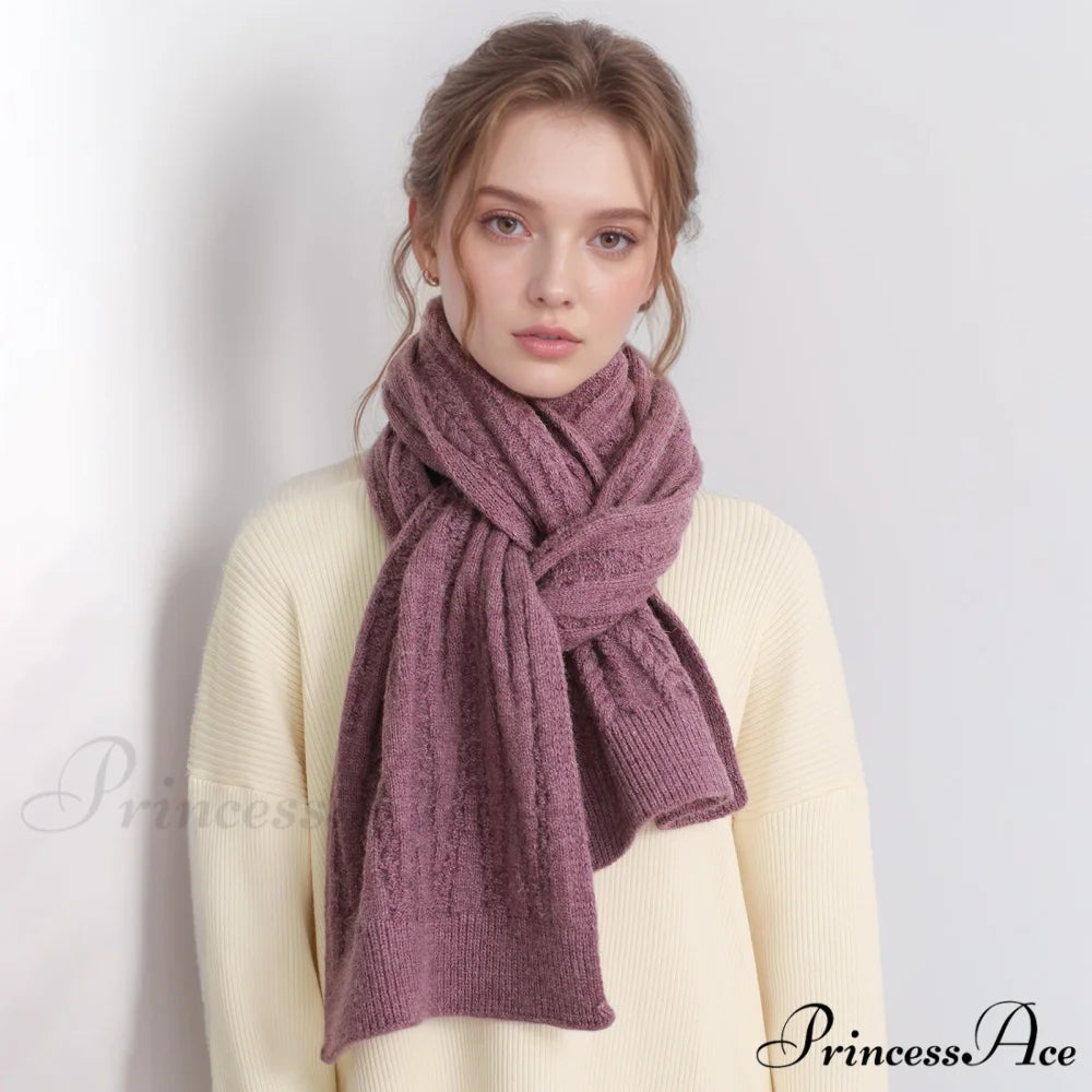 Cozy Warm Stylish Elegant Trendy Modern Soft Comfortable Knitted Scarf Mustard Yellow