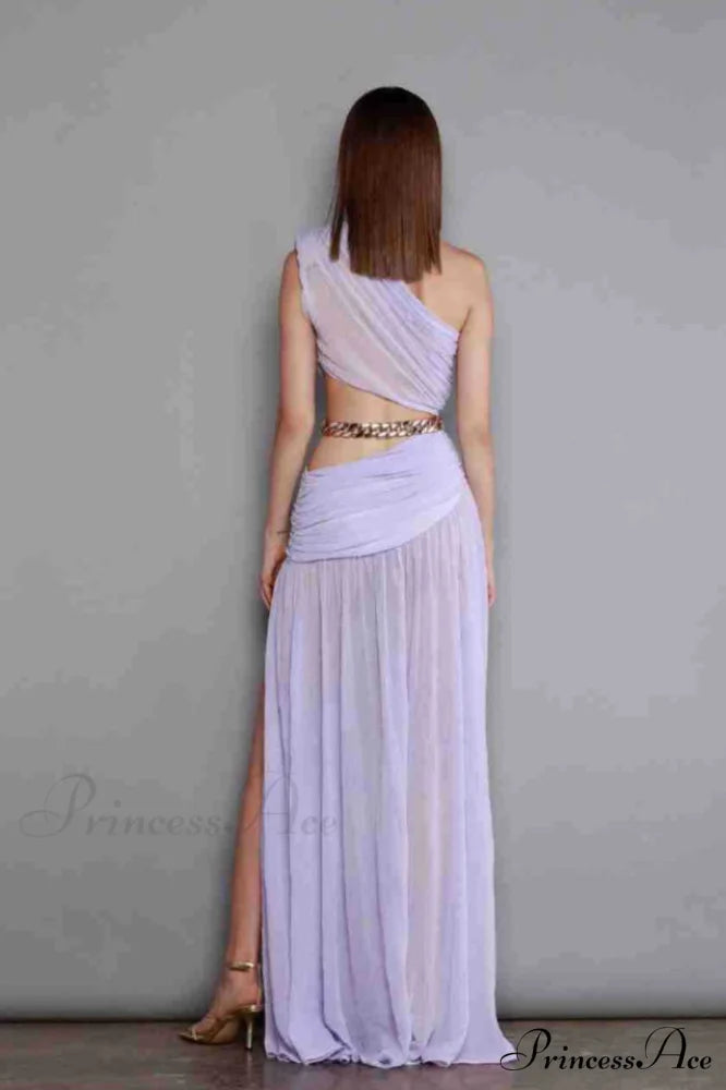 Cressida Split Stylish Chain Maxi Dress