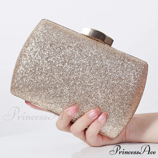 Crimson Gem Nighttime Clutch Wristlet Gold wristlet-250126