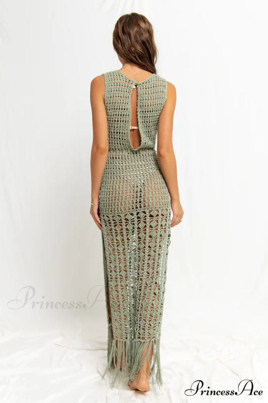 Crochet High Stylish Neck Cover Up