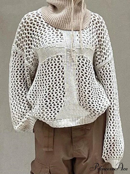 Cross Patch Ribbed Trendy Tank Mini Dress Apricot / S