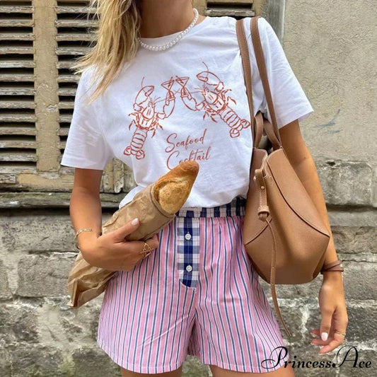 Crustacean Cocktail Millennium T-shirt WHITE / S t-shirt-250223