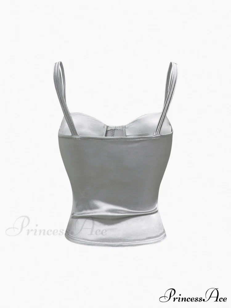 Cup Detail Graceful Corset Top