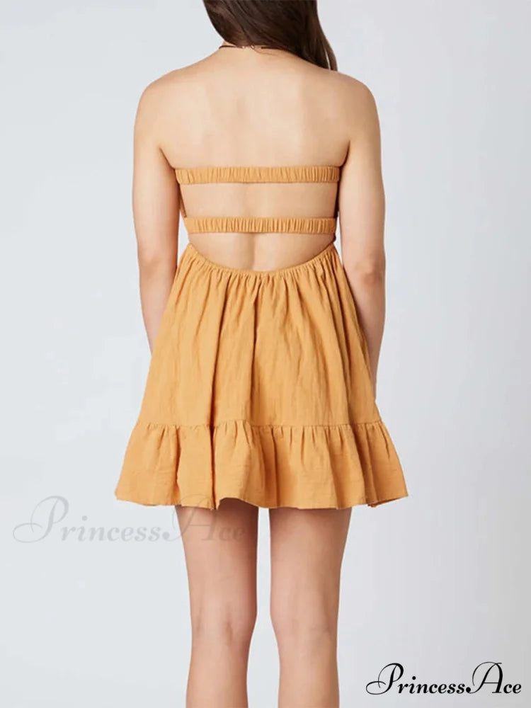 Curved Removed Tiny Dress minidress-250223