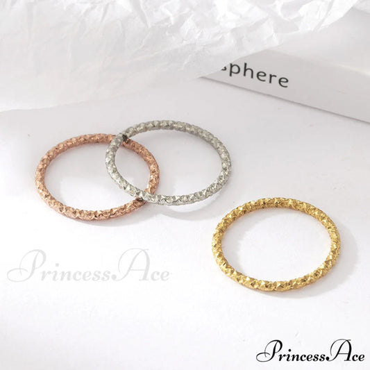 Custom Design Simple Three Pcs A Set Rings three colors / 6