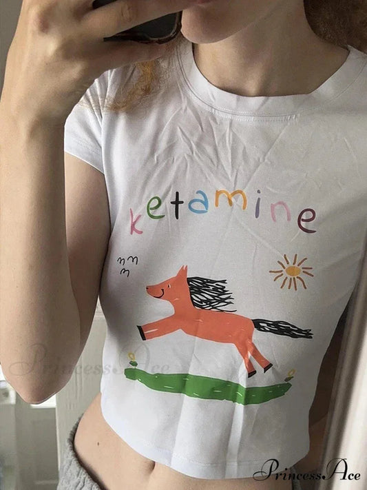 Cute Fairy Edgy Crop Top T-shirt t-shirt-250223