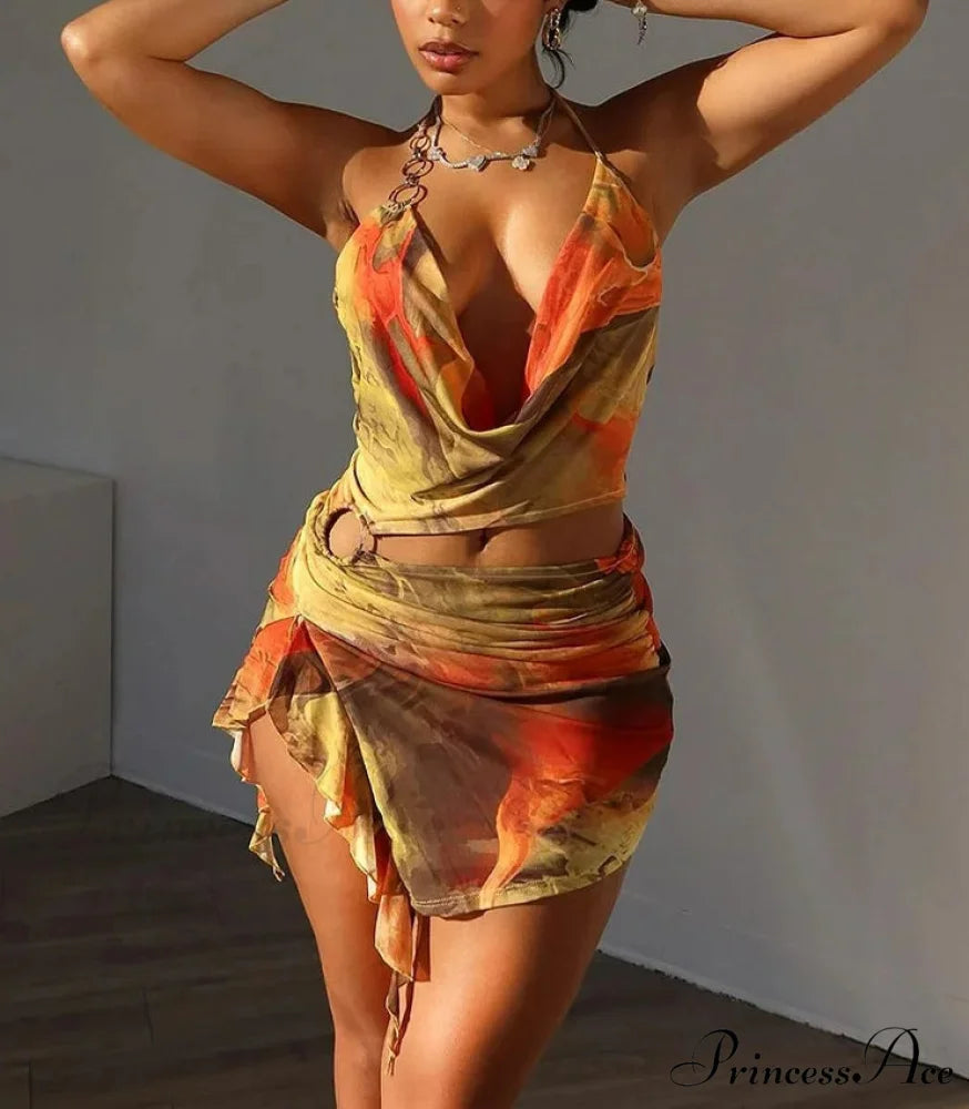 Cutout Hollowed-Out Tiny Dress minidress-250223