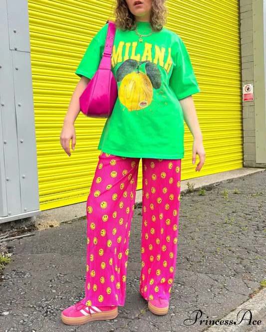 Dark Harajuku Adorable Citrus Graphic T-shirt t-shirt-250223