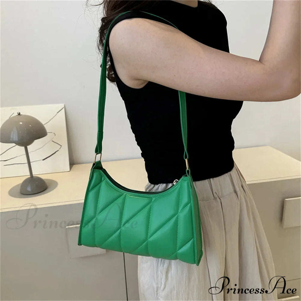 Dark Synthetic Leather Vintage Hobos Shoulder Bag shoulder-250126
