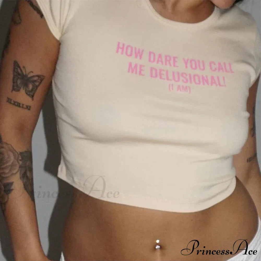 Dark White Letter Print Infant Tee T-shirt t-shirt-250223