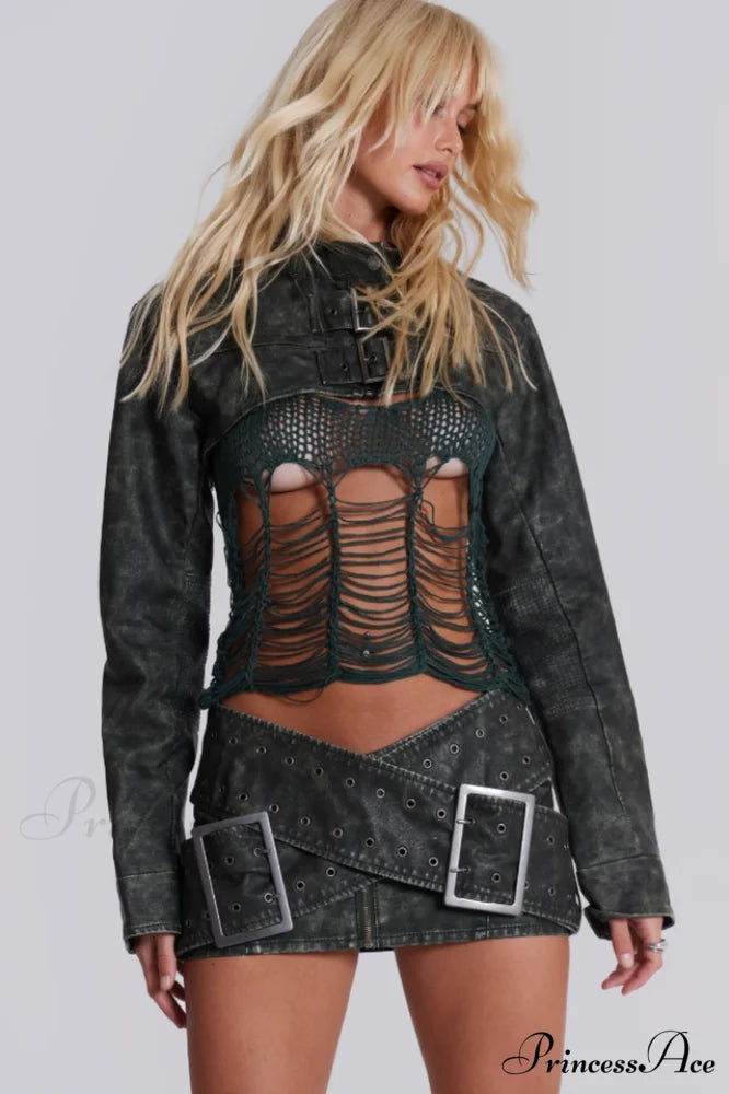 Denim Assassin Stylish Micro Mini Skirt