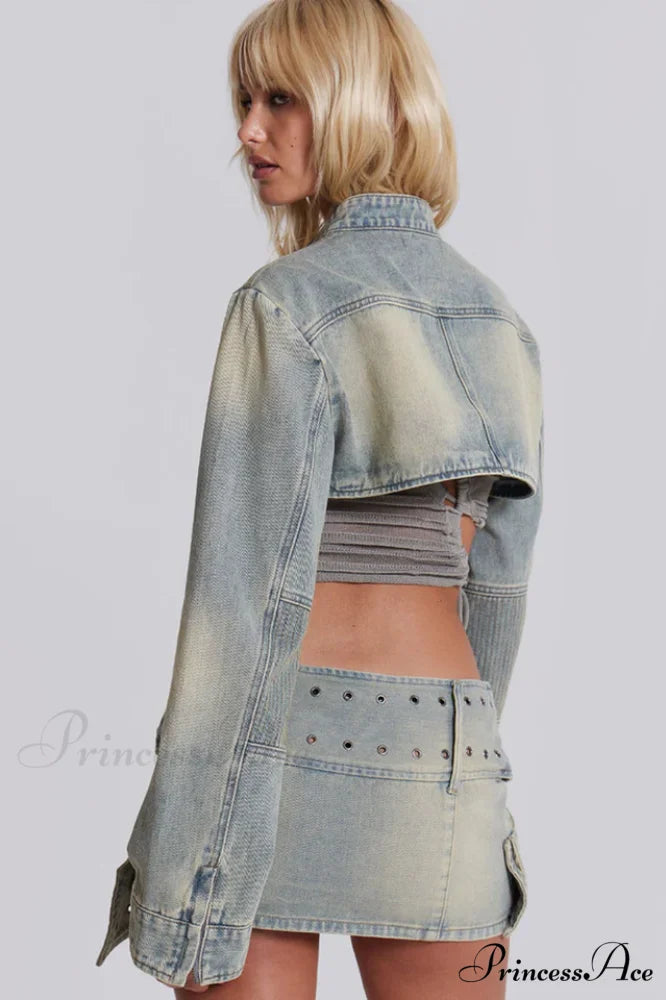 Denim Assassin Stylish Micro Mini Skirt