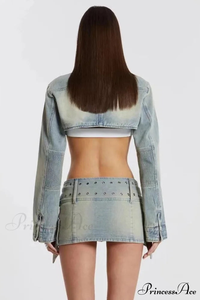 Denim Assassin Stylish Micro Mini Skirt