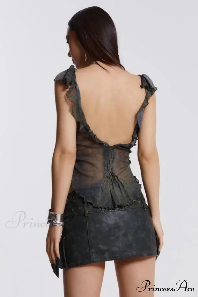 Denim Assassin Stylish Micro Mini Skirt