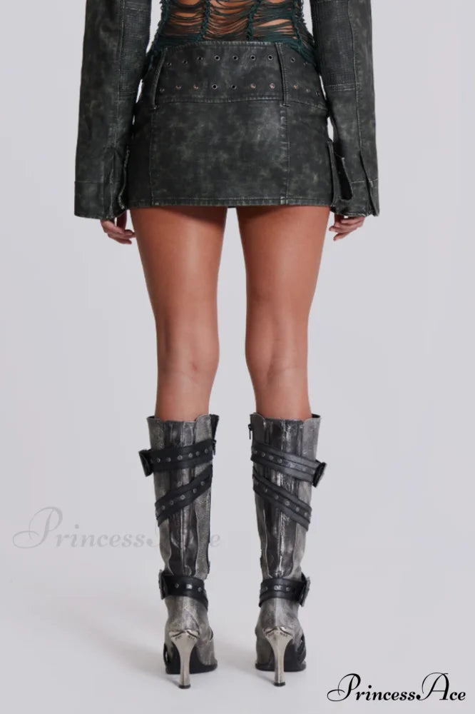 Denim Assassin Stylish Micro Mini Skirt