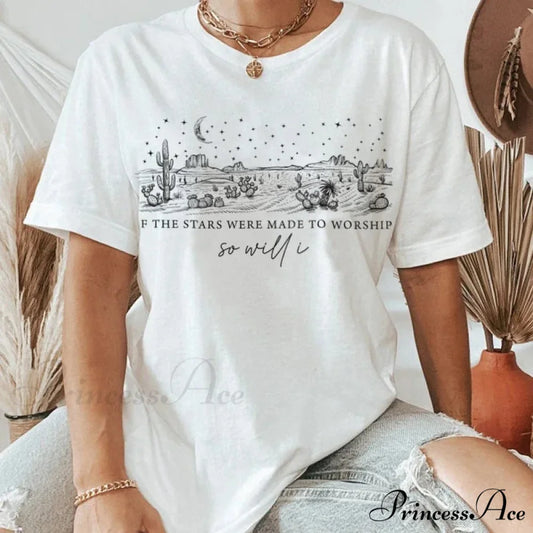 Desert Psalm Bible T-shirt WHITE / S t-shirt-250223