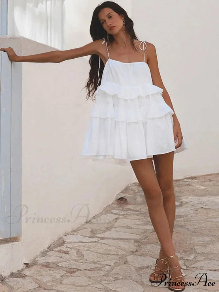 Dessert Throat High-Waisted Mini Dress minidress-250223