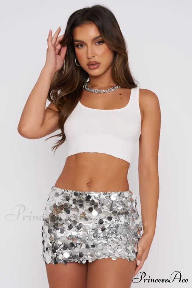 Disco Fever Stylish Mini Skirt S / 1#