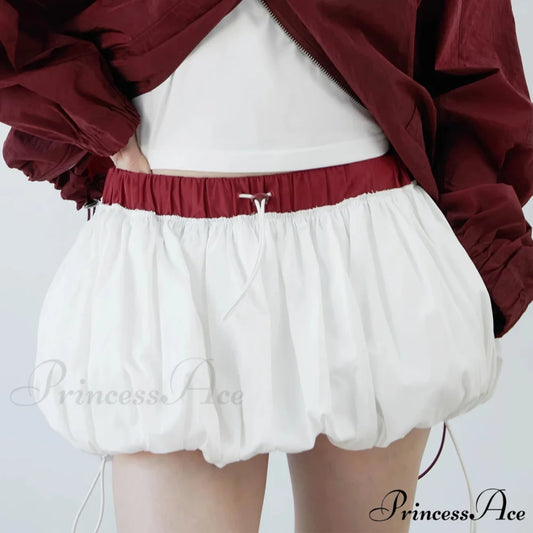 Distinguish Cinch Pocket Skirt WHITE / S skirts-250223