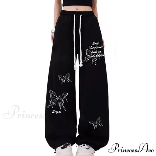Dopamine Slender High Waist Broad Trousers pants-241228