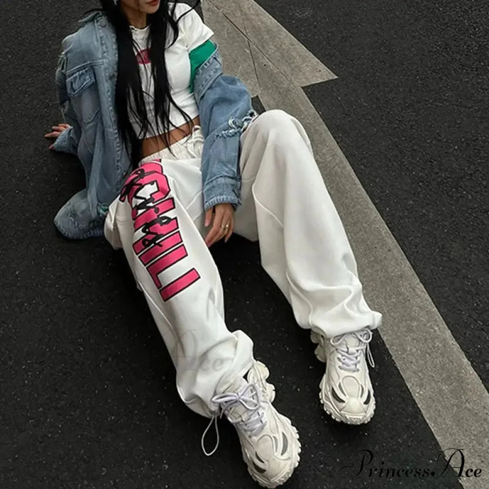 Drawn Drawcord Sporty Informal Trousers pants-241228