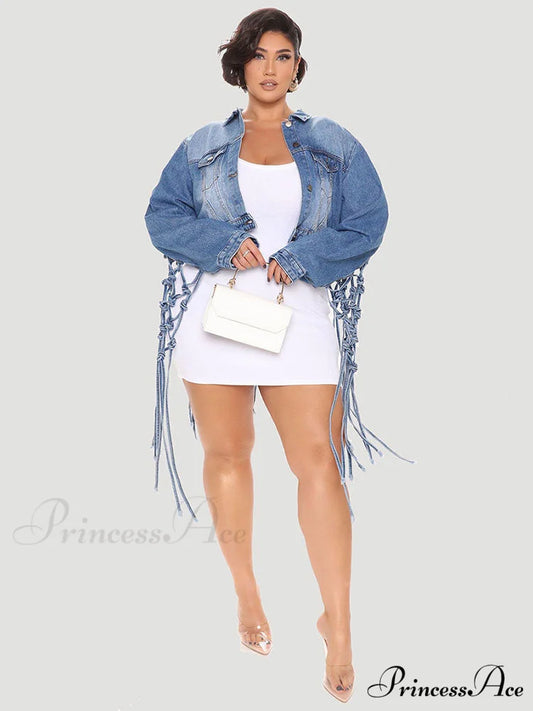 Drawstring Y2K Graceful Baggy Cargo Pants Sky Blue / L