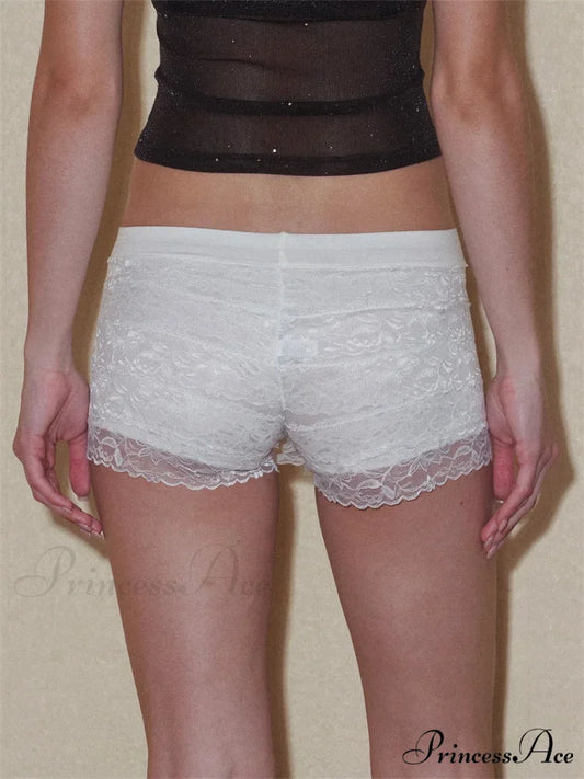 Durable Lace Tiered Frill Brief short-250223