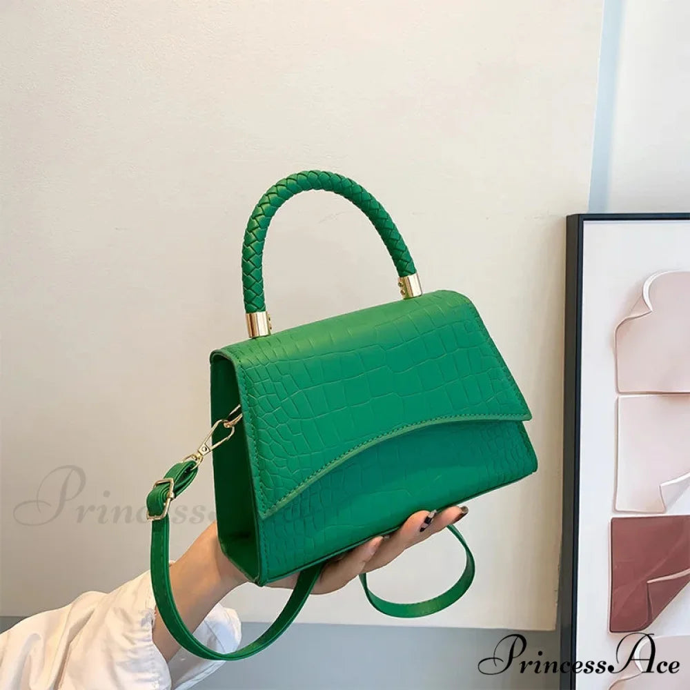 Durable Synthetic Leather Fashionable Informal Crossbody Top Handle Purse handbag-250126