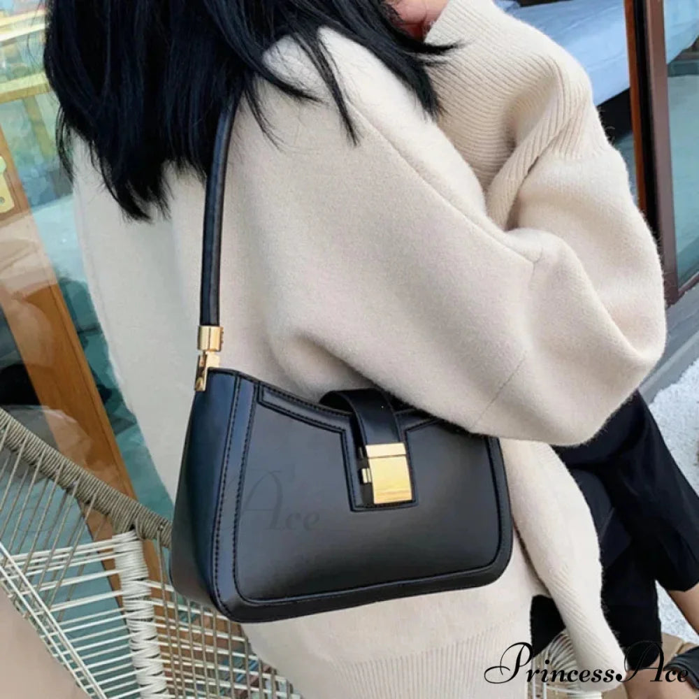 Durable Synthetic Leather Stylish Fasten Shoulder Bag shoulder-250126