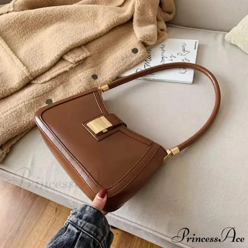 Durable Synthetic Leather Stylish Fasten Shoulder Bag shoulder-250126