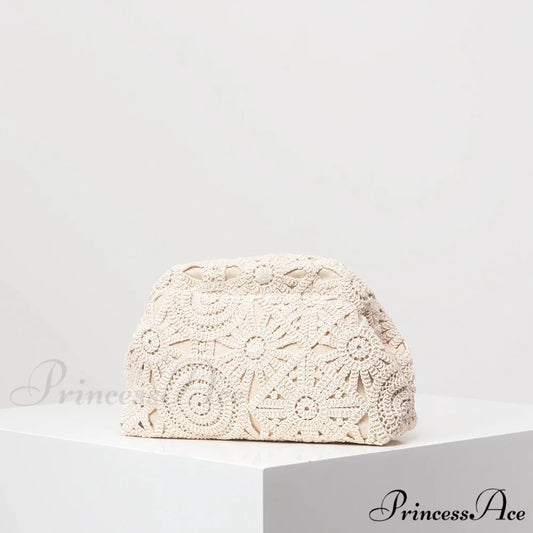 Eclectic Sunken Interlaced Relaxed Shore Wristlet Apricot wristlet-250126