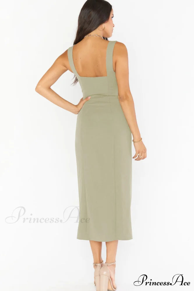 Eden Elegant Midi Dress