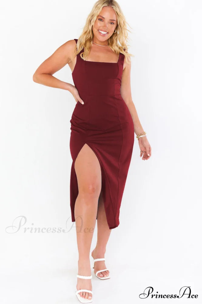 Eden Elegant Midi Dress