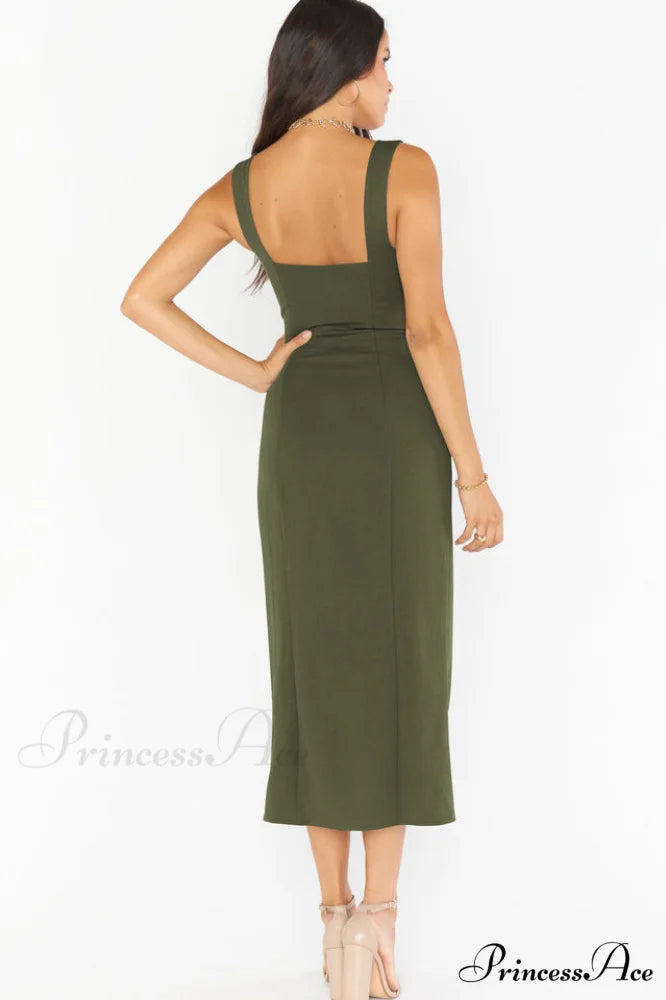 Eden Elegant Midi Dress