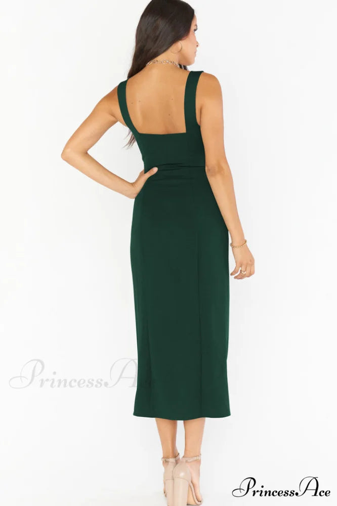 Eden Elegant Midi Dress