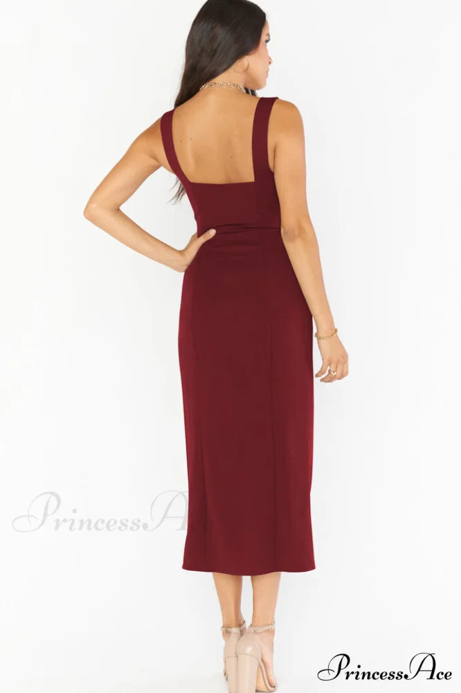 Eden Elegant Midi Dress