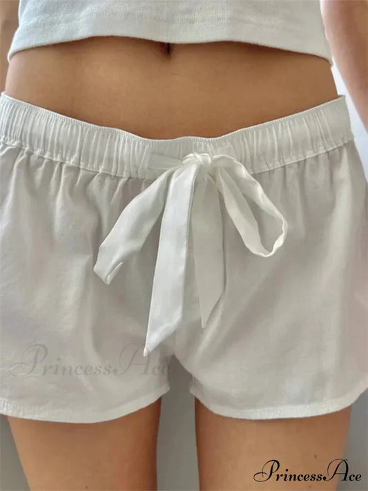 Elastic Cinch Sleep Short white / S short-250223