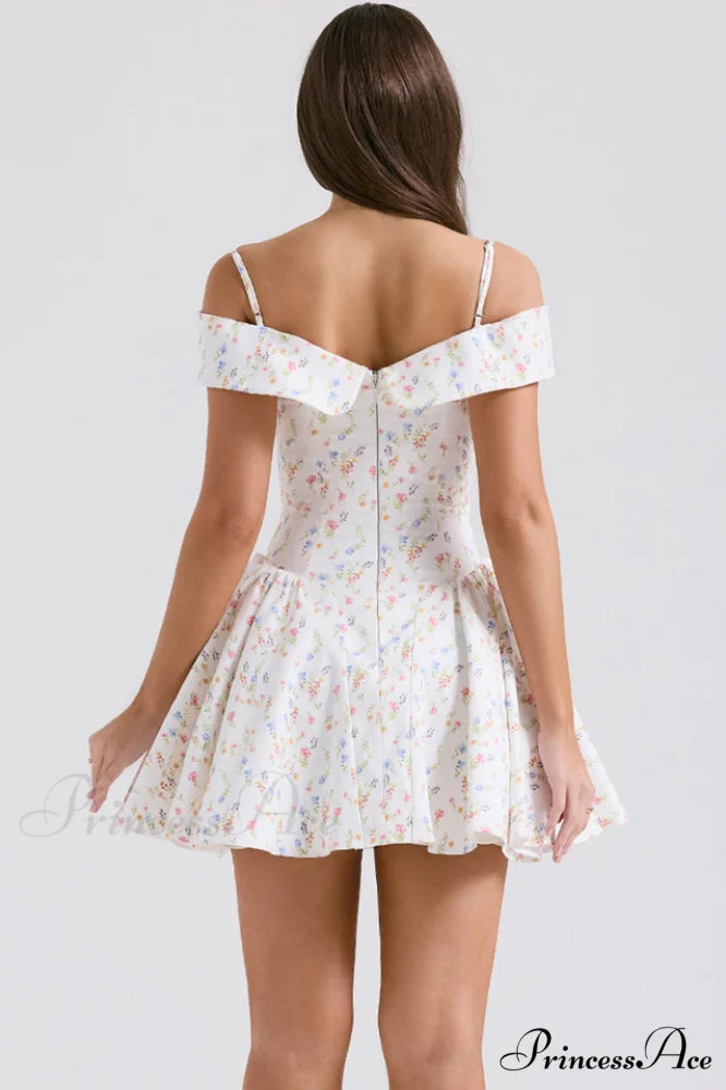 Elida Black Stylish Mini Dress