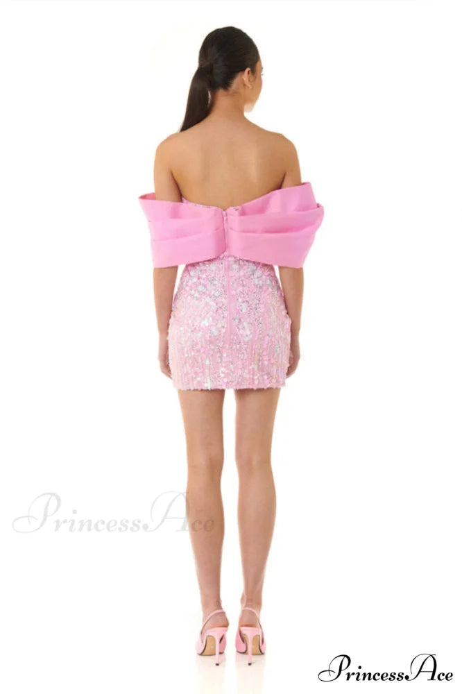 Embellished Sequin Stylish Mini Dress