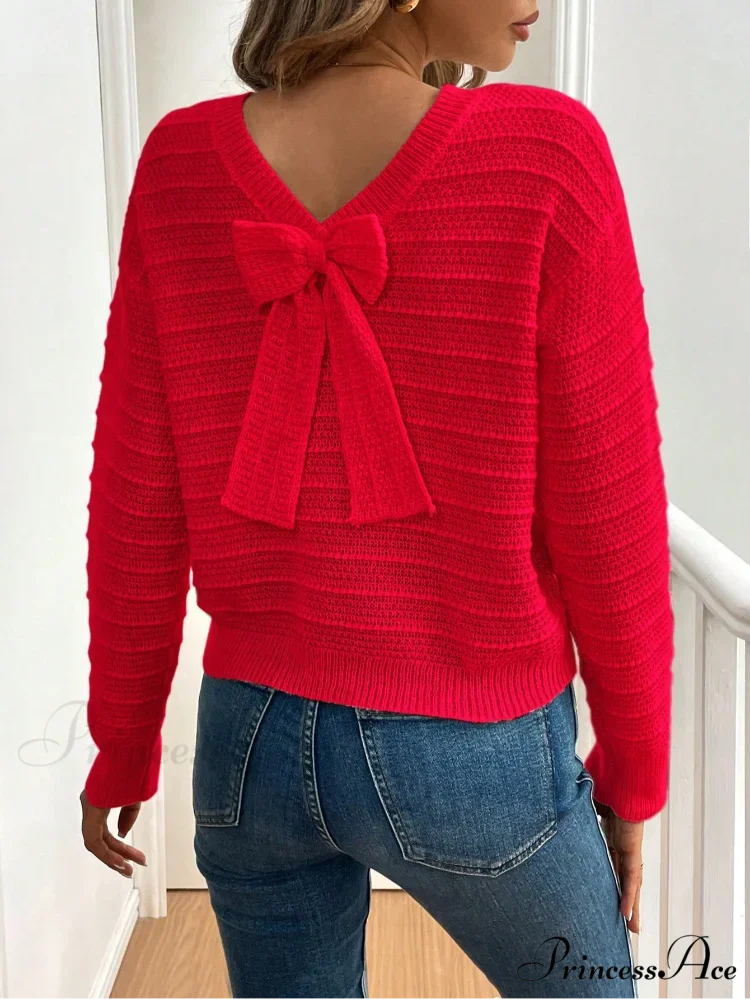 Empty Arch Striped Extended Sleeve Jumper swraters-241228