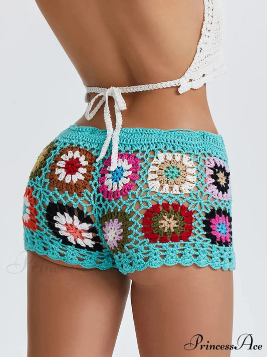 Empty Knit Geometric Brief short-250223